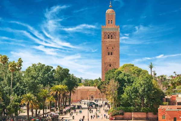 Marrakech is nicknamed “the red city”